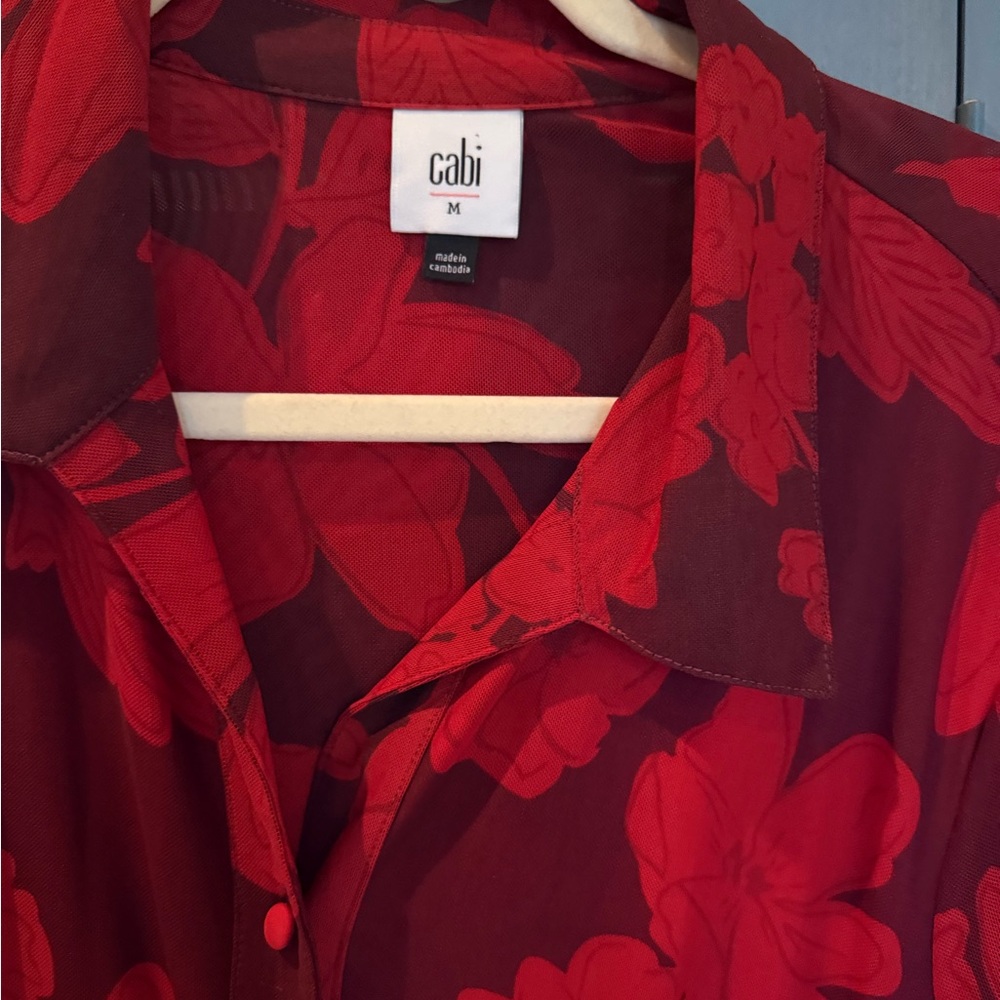 Floral Red Dress - Picture 2 of 5